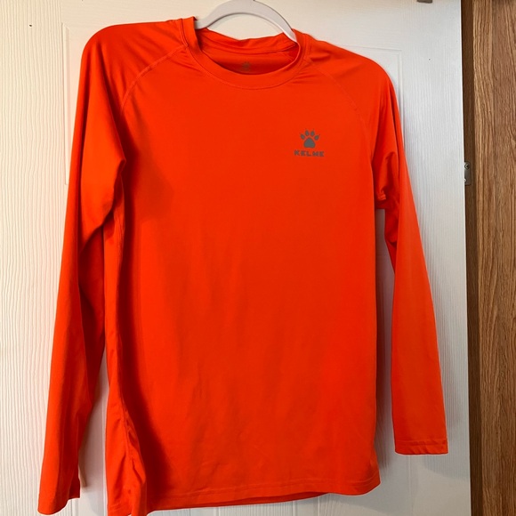 Men's Orange Long Sleeve Jersey - Picture 1 of 3